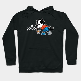 FELIX THE CAT - Graffiti (4 dark tees) SK Hoodie